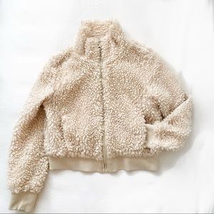 Zara Teddy Bomber Jacket